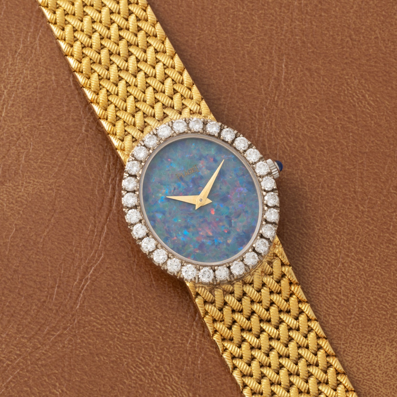 Opal' Yellow Gold Dress Watch