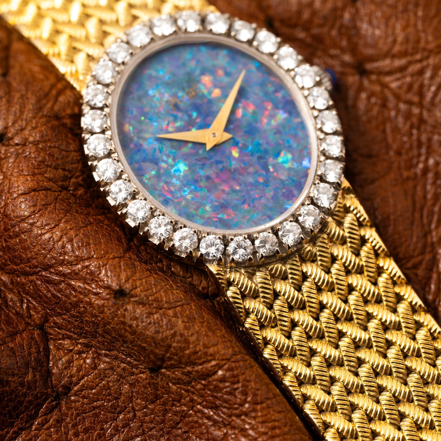 Opal' Yellow Gold Dress Watch
