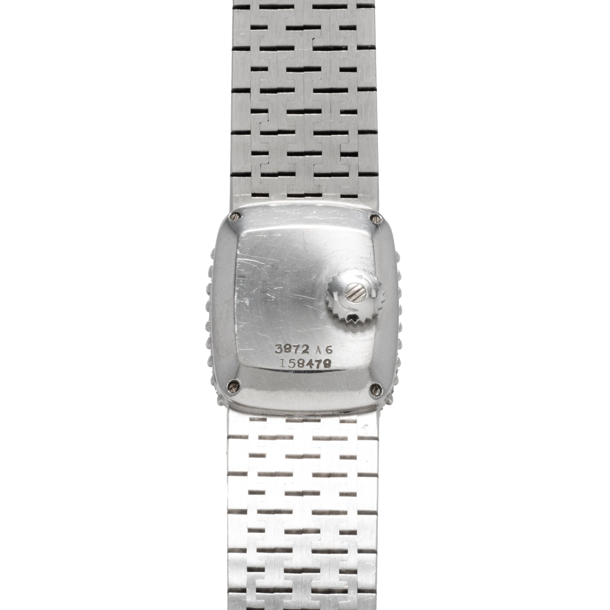 White Gold 'Bark Diamond' Dress Watch