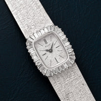 White Gold 'Bark Diamond' Dress Watch