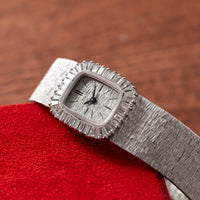 White Gold 'Bark Diamond' Dress Watch
