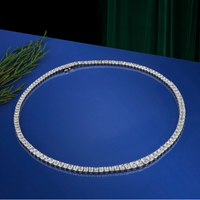 Emerald Cut Diamond Graduated Riviera Necklace