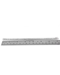 Four Row Round and Baguette Diamond Bracelet