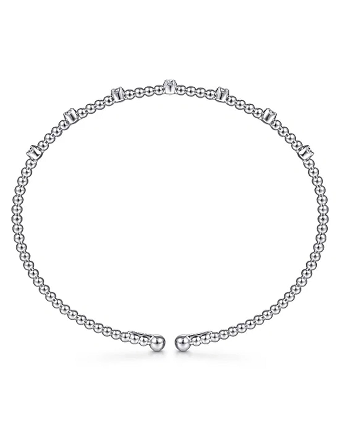 Gabriel & Co. Bujukan Bead Diamond Station Cuff
