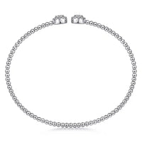 Gabriel & Co. Bujukan Diamond End Cuff in White Gold