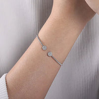 Gabriel & Co. Bujukan Diamond End Cuff in White Gold