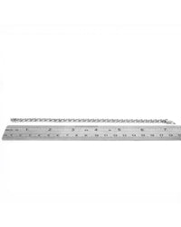Alternating Diamond X Link Inline Bracelet in White Gold