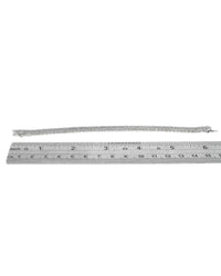 5 Row Diamond Bracelet in White Gold