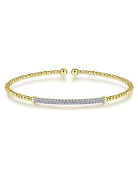 Gabriel & Co. Bujukan Diamond Bar Split Bangle