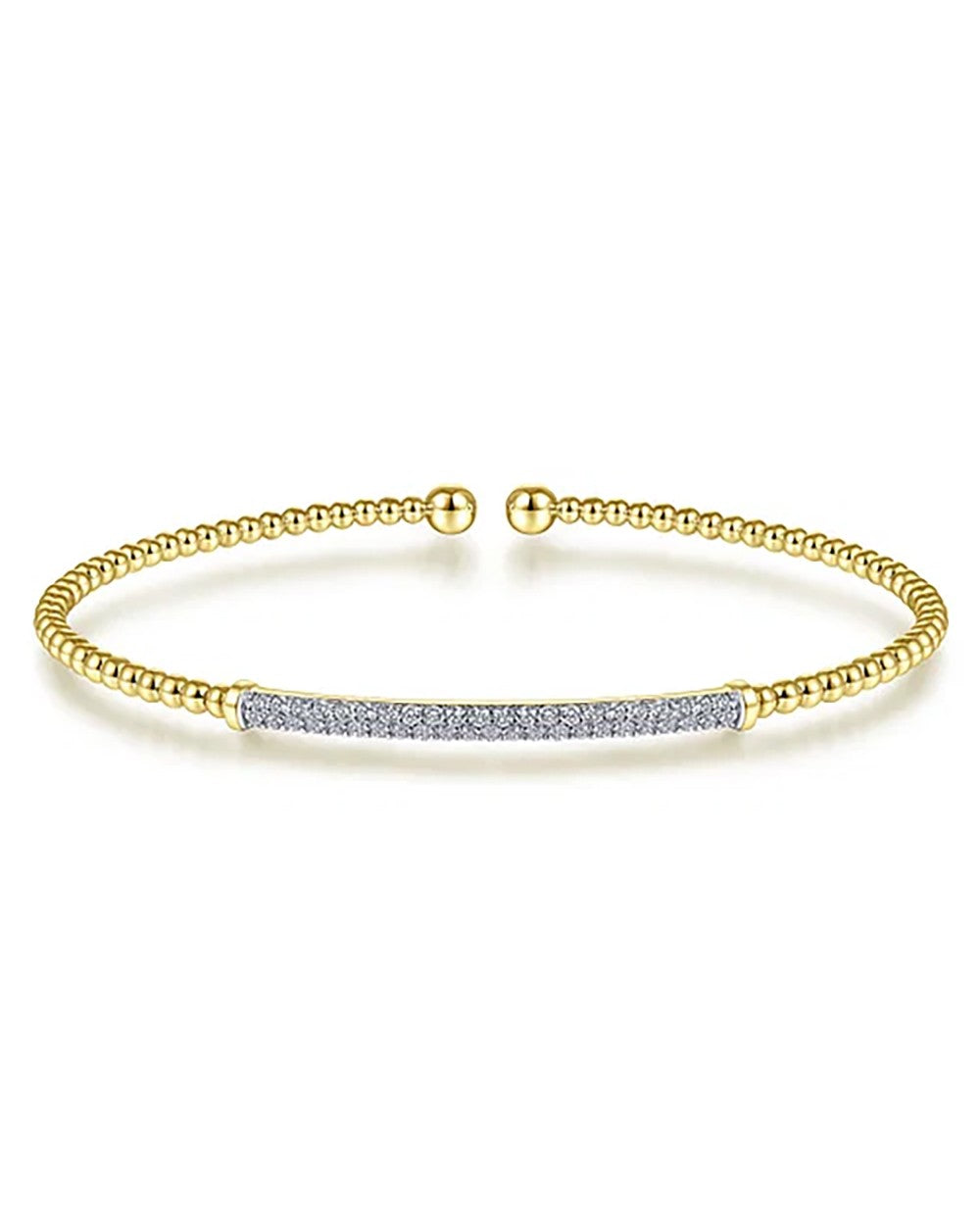 Gabriel & Co. Bujukan Diamond Bar Split Bangle