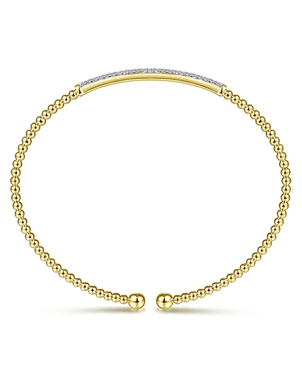 Gabriel & Co. Bujukan Diamond Bar Split Bangle