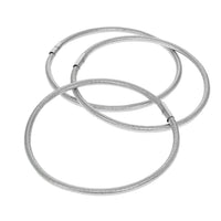 Mesh Bangle Trio in 14K White Gold