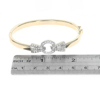 Diamond Adjoined Circle Bracelet