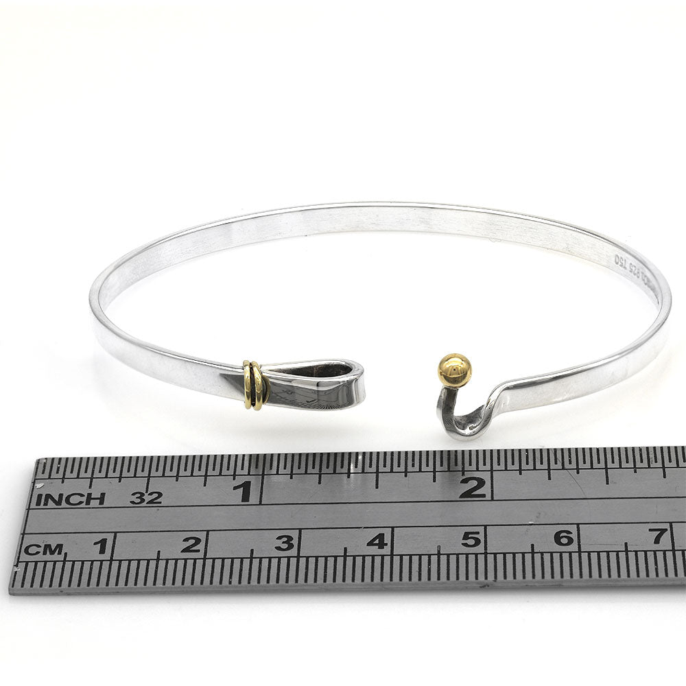 Tiffany & Co. Hook Buckle Bracelet in Gold and Silver