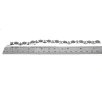 Alternating Diamond Frilled Halo and Diamond Bar Bracelet in White Gold
