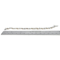 Tiffany & Co. Twisted Rope Chain Bracelet in Silver and Gold
