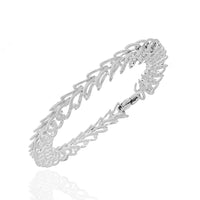 Tiffany & Co. 2 Row Cut Out Interlocking Heart Bracelet