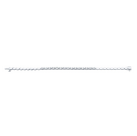 East West Oval Diamond Halfway Bracelet
