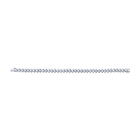 Heart Shape Straight Line Diamond Bracelet