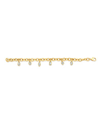 Fancy Shape Diamond Charm Bracelet