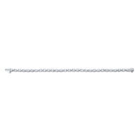 Oval Straight Line Diamond Bracelet