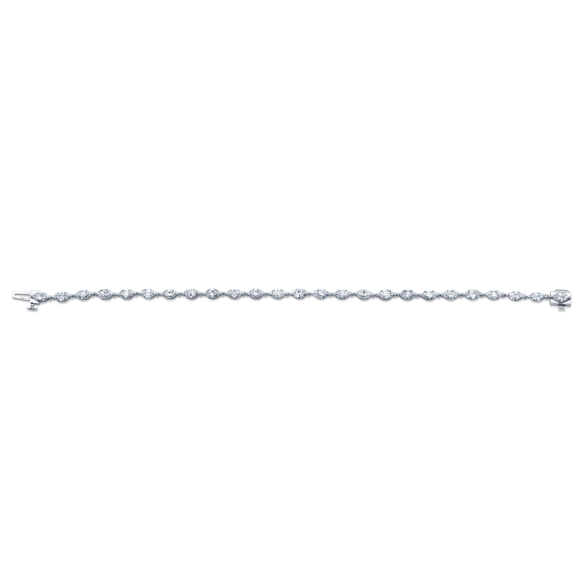Marquise Straight Line Bracelet