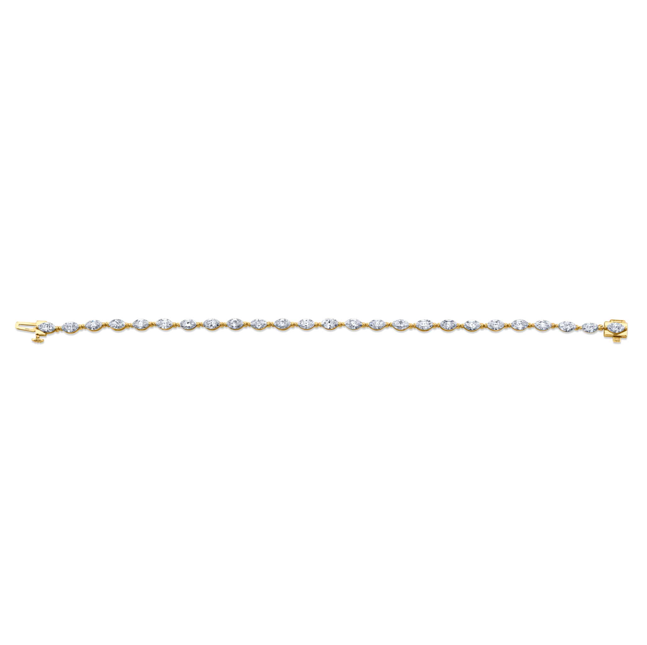 Marquise Straight Line Bracelet