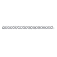 Fancy Shape Diamond Double Row Bracelet