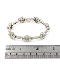 Diamond Cluster Bracelet in Gold