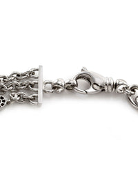 Norman Covan Diamond Station Chain Bracelet in Gold