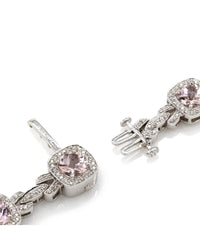 Charles Krypell Morganite and Diamond Bracelet in Gold