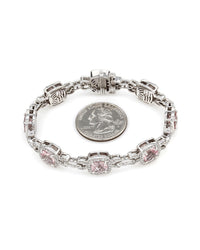 Charles Krypell Morganite and Diamond Bracelet in Gold