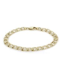 Curb Link Bracelet in Gold