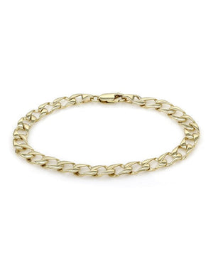 Curb Link Bracelet in Gold