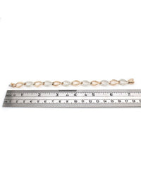 Diamond Link Bracelet in Gold