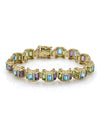 Amethyst, Topaz and Peridot Bracelet in Gold