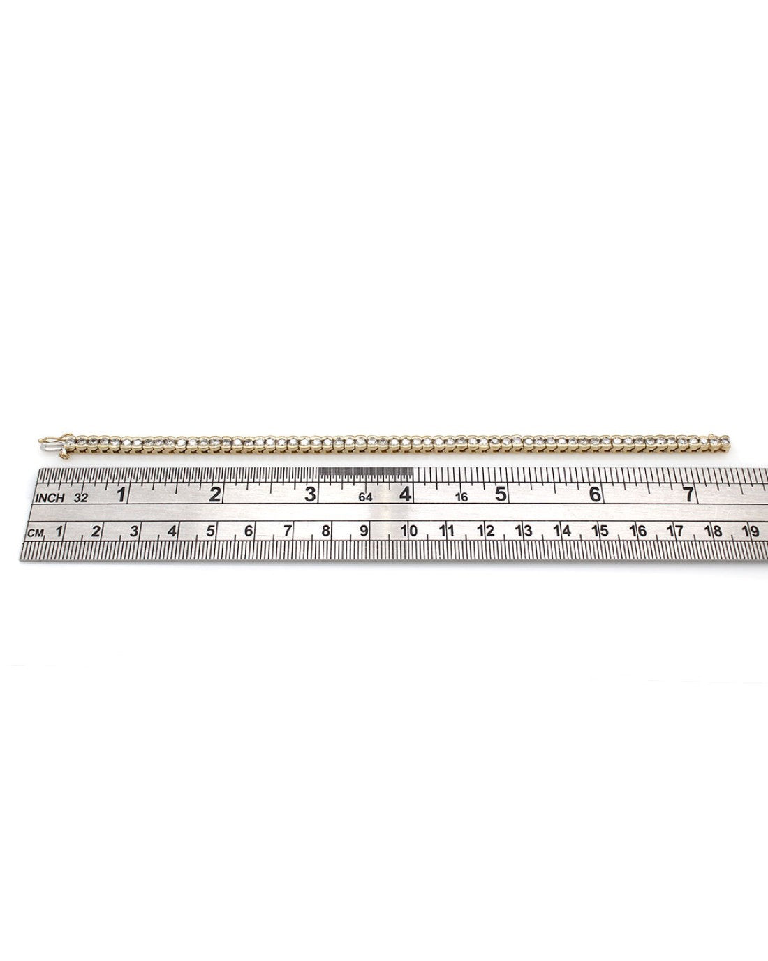 Diamond Inline Bracelet in Gold
