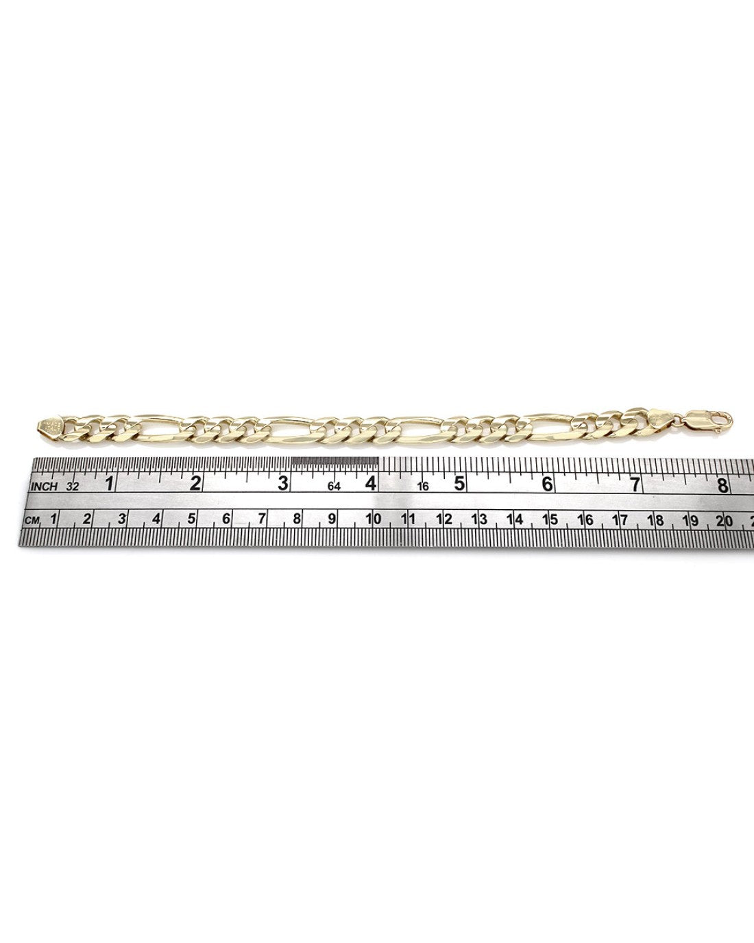 Figaro Bracelet in Gold