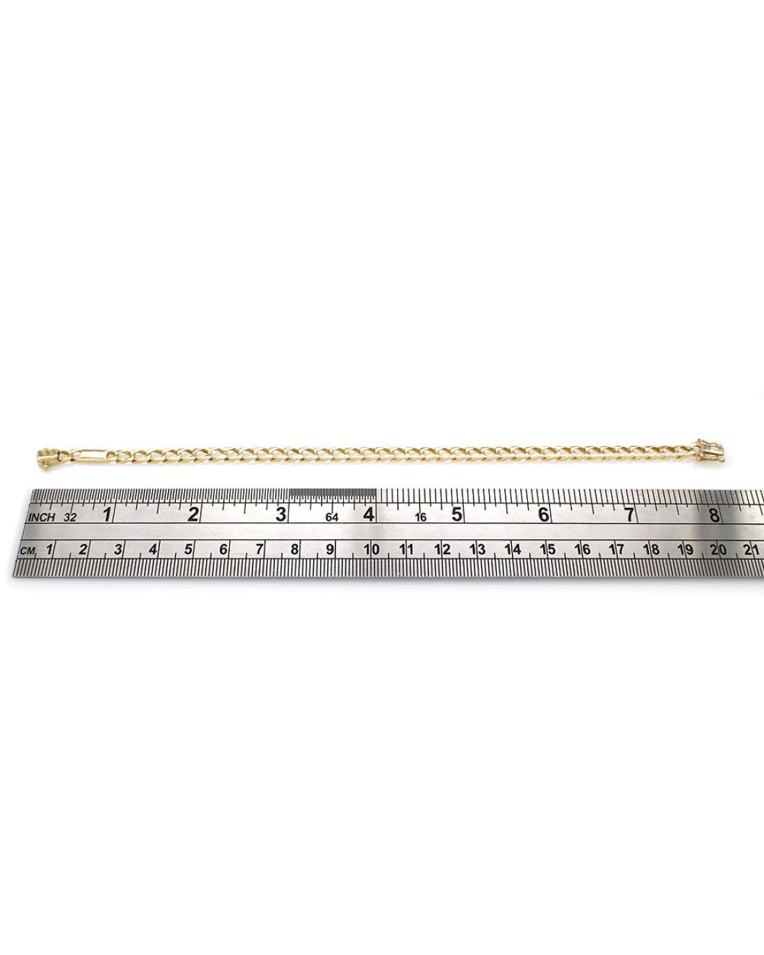 Curb Chain Bracelet in Gold