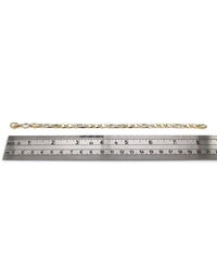 Figaro Bracelet in Gold