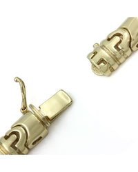 Custom Link Bracelet in Gold