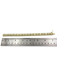 Custom Link Bracelet in Gold