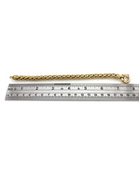 Foxtail Chain Bracelet in Yellow Gold