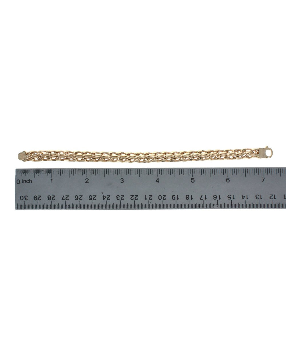 Foxtail Link Bracelet in Yellow Gold
