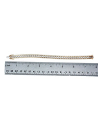 Diamond Track Link Bracelet