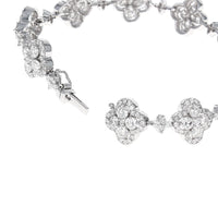 Diamond Flower Station Bracelet