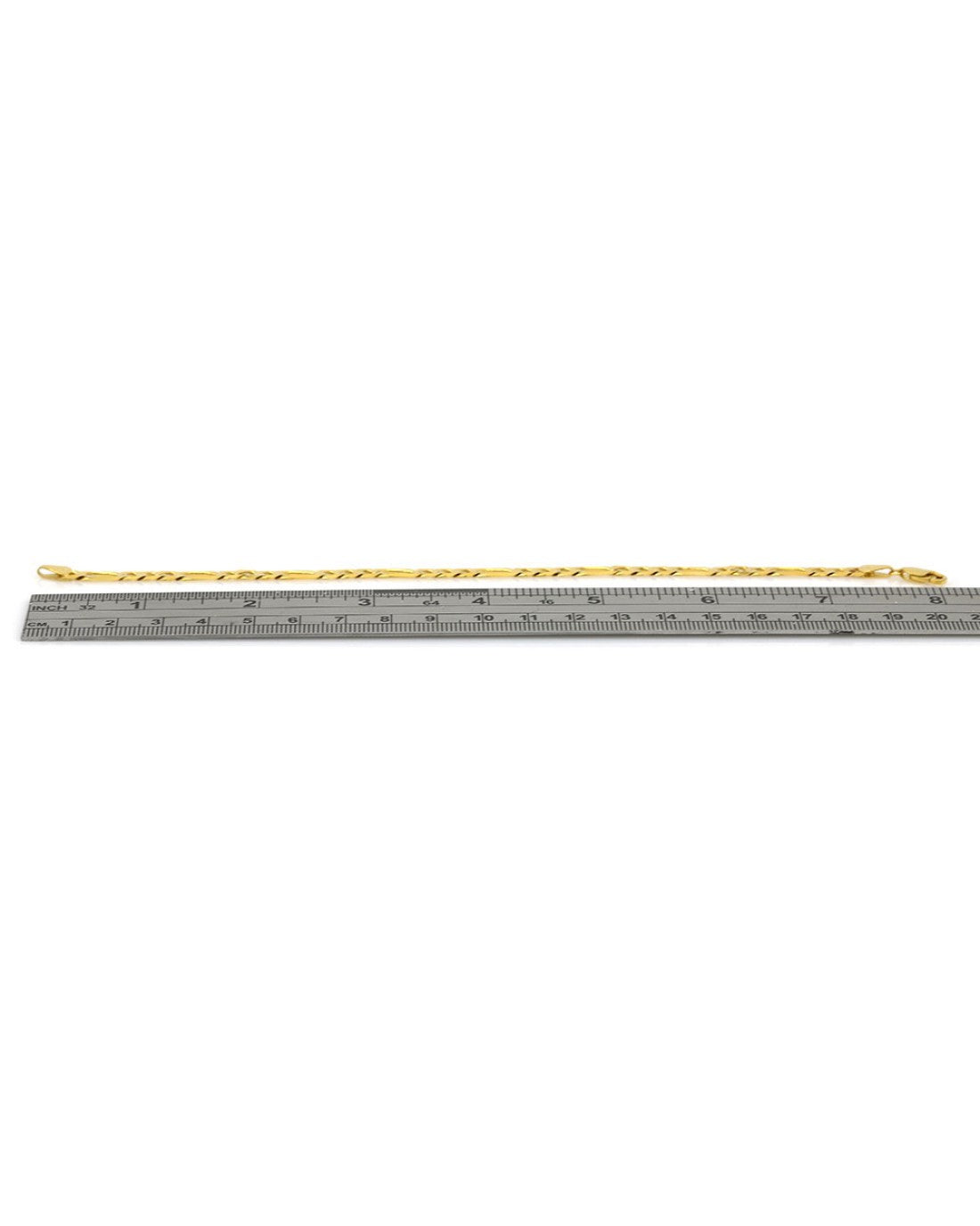 Mariner Figaro Chain Bracelet in Yellow Gold