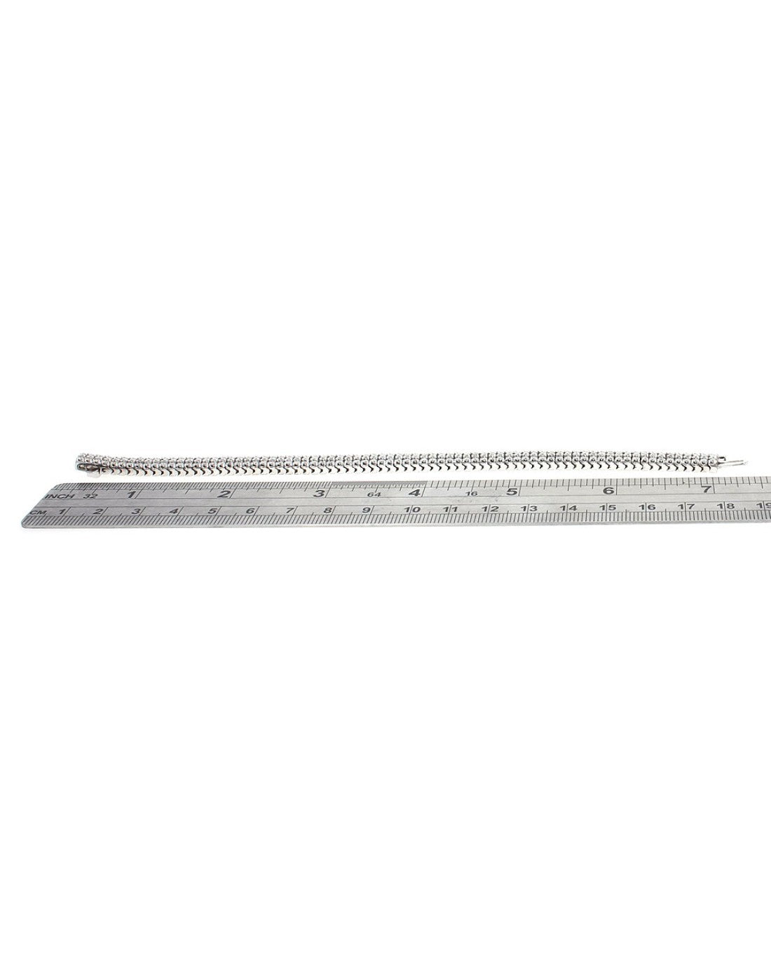 3 Row Diamond Pave Bracelet