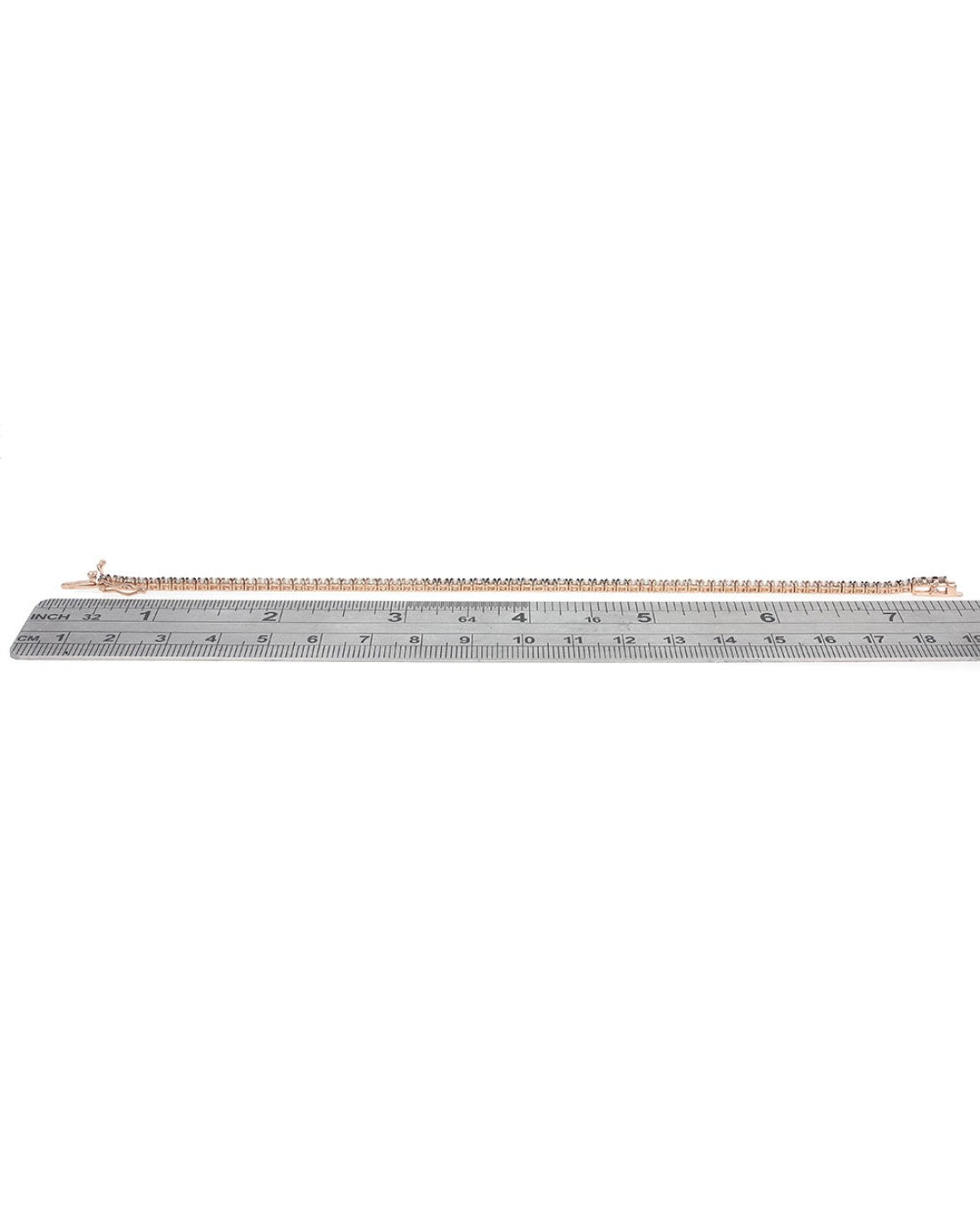 LeVian Diamond Inline Bracelet in Rose Gold