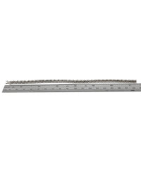 Diamond Square Inline Bracelet in White Gold